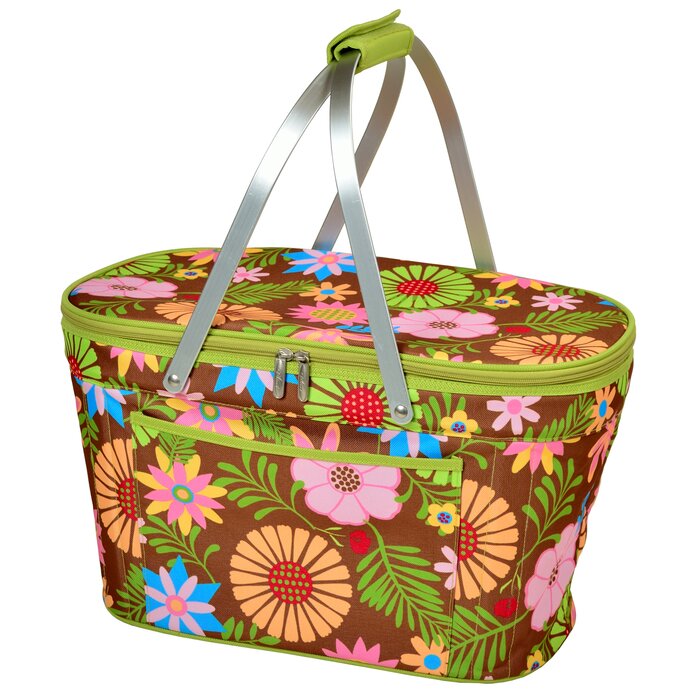 floral picnic bag